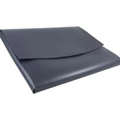 Leather Portfolio Case with Snap Closure, Blue, 12/Carton (2233320840B)<JAM Paper