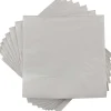 JAM Paper Lunch Napkin, 2-ply, Silver, 600 Napkins/Pack (255628827B)