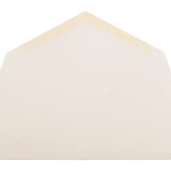 Outlet JAM Paper Monarch Strathmore Invitation Envelopes, 3.875 x 7.5, Natural White Wove, 25/Pack (3197090)