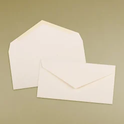 Outlet JAM Paper Monarch Strathmore Invitation Envelopes, 3.875 x 7.5, Natural White Wove, 25/Pack (3197090)