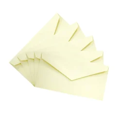 Sale JAM Paper Monarch Strathmore Invitation Envelopes, 3.875 x 7.5, Ivory Wove, 25/Pack (3197718)