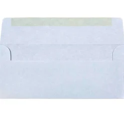 New JAM Paper Open End #10 Business Envelope, 4 1/8" x 9 1/2", Blue, 50/Pack (900908732I)