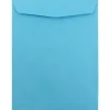 Best JAM Paper Open End Catalog Envelope, 9" x 12", Blue, 50/Pack (80386I)