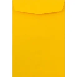 New JAM Paper Open End Catalog Envelope, 6" x 9", Yellow, 100/Pack (212815443F)