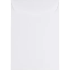 New JAM Paper Open End Catalog Envelope, 7" x 10", White, 1000/Carton (01623194B)