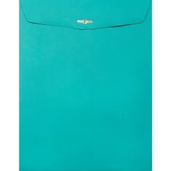 New JAM Paper Open End Clasp Catalog Envelope, 9" x 12", Sea Blue, 100/Box (900906997)