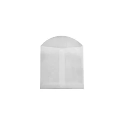 JAM Paper Open End Envelopes, 4 x 4, Glassine, 1000/Pack (GLASS-27-1M)