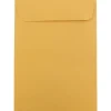 New JAM Paper Open End Kraft Catalog Envelope, 5 1/2" x 7 1/2", Brown, 25/Pack (4101)