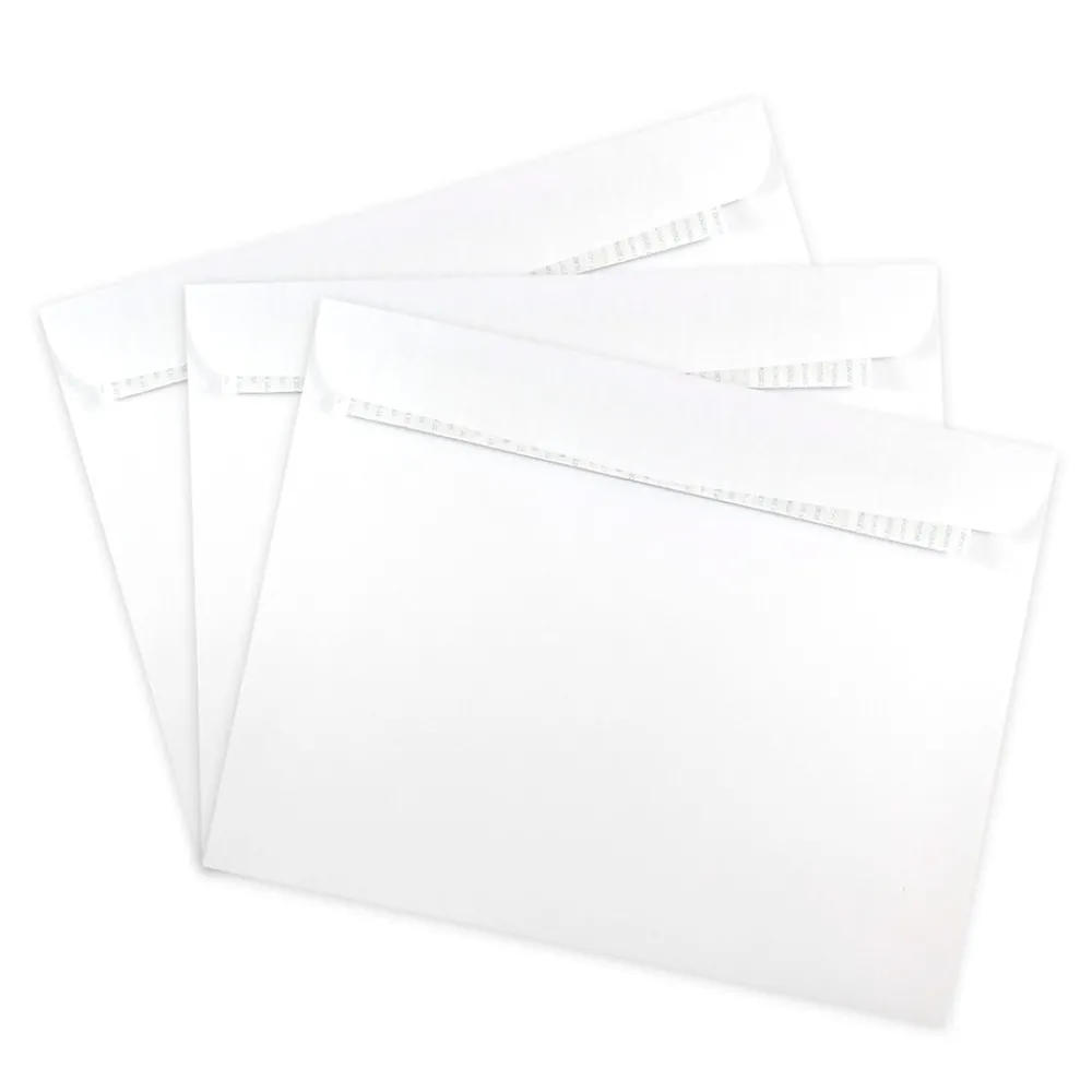 Online JAM Paper Peel & Seal Self Seal #13 Booklet Envelope, 10" x 13", White, 500/Pack (356828787)