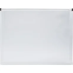 Best JAM Paper Plastic Envelopes with Zip Closure, Letter Size, Clear, 12/Pack (218Z1CL)