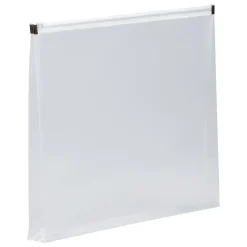 Best JAM Paper Plastic Envelopes with Zip Closure, Letter Size, Clear, 12/Pack (218Z1CL)