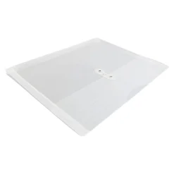 Outlet JAM Paper ® Plastic Envelopes with Button and String Tie Closure, Letter Size, Clear, 12/Pack (218B1CL)