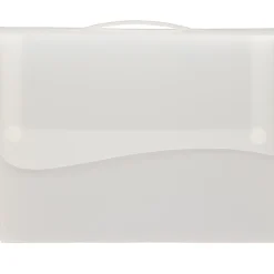 Plastic Portfolio Case with Hook & Loop Closure, Clear (34834475)<JAM Paper Best