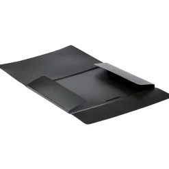 Plastic Portfolio Case with Elastic Closure, Black (6102 027)<JAM Paper Discount
