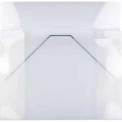 Plastic Portfolio Case with Elastic Closure, Clear (6102 001)<JAM Paper Hot