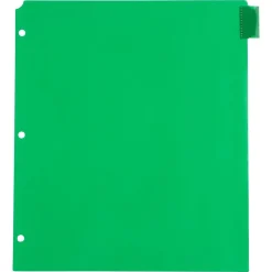 Dividers|JAM Paper Poly Dividers, 8-Tab, Assorted Colors, 6 Packs (375032922A)
