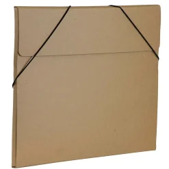 Portfolio Case with Elastic Closure, Natural Brown (6102 201)<JAM Paper Best