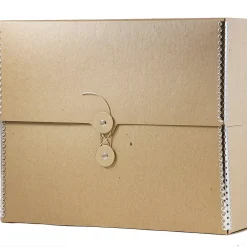 Portfolio Case with Drawstring Closure, Brown (3536847)<JAM Paper Clearance