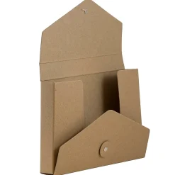 Portfolio Case with Drawstring Closure, Brown (3036KRAFT)<JAM Paper Clearance