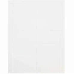 Business Cards*JAM Paper ® Printable Business Cards, 3 1/2 x 2, White Vellum, 100/Pack (22130975)