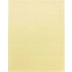 Business Cards*JAM Paper ® Printable Business Cards, 3 1/2 x 2, Ivory Vellum, 100/Pack (22130976)