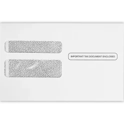 Best JAM Paper Security Tinted Booklet Envelope 5 3/4" x 9 1/4", White, 50/Pack (7485-W2-50)
