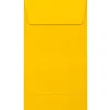 Best JAM Paper Self Seal #5 1/2 Coin Envelopes, 3 1/8" x 5 1/2", Sunflower Yellow, 50/Pack (LUX-512CO-12-50)