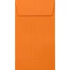 Online JAM Paper Self Seal #5 1/2 Coin Envelopes, 3 1/8" x 5 1/2", Mandarin Orange, 50/Pack (LUX-512CO-11-50)