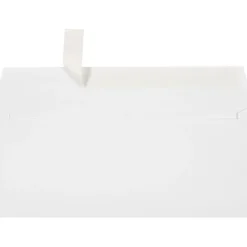 Sale JAM Paper Self Seal #10 Booklet Envelope 4 1/8" x 9 1/2", White, 50/Pack (75746-50)