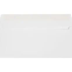 Sale JAM Paper Self Seal #10 Booklet Envelope 4 1/8" x 9 1/2", White, 50/Pack (75746-50)
