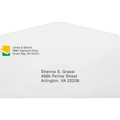 Outlet JAM Paper Self Seal #10 Business Envelopes, 4 1/8" x 9 1/2", White, 250/Pack (43687-250)