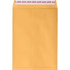 Hot JAM Paper Self Seal Catalog Envelope, 10 1/2" x 7 1/2", Brown Kraft Manila, 100/Pack (13034230D)