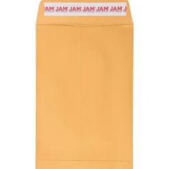Online JAM Paper Self Seal Catalog Envelope, 6" x 9", Brown Kraft Manila, 100/Pack (13034199D)