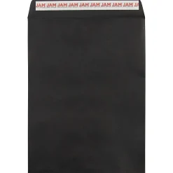 Hot JAM Paper Self Seal Catalog Envelope, 9" x 12", Black, 100/Pack (260147509D)