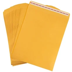 Outlet JAM Paper Self Seal Catalog Envelope 11 1/2" x 14 1/2", Brown Kraft Manila, 50/Pack (13034235i)