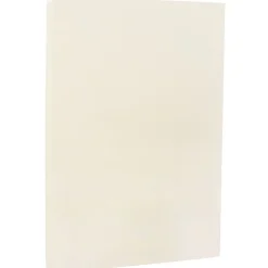 Card Stock*JAM Paper Strathmore 80 lb. Cardstock Paper, 8.5" x 14", Ivory White Wove, 50 Sheets/Pack (17428906)