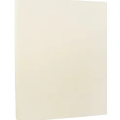 Card Stock*JAM Paper Strathmore 80 lb. Cardstock Paper, 8.5" x 11", Ivory Wove, 250 Sheets/Ream (301125B)
