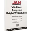 Card Stock*JAM Paper Strathmore 80 lb. Cardstock Paper, 8.5" x 11", Bright White, 250 Sheets/Ream (144000B)