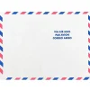 Online JAM Paper Tear-Proof Tyvek Open End Catalog Envelopes, 9" x 12", White Airmail, 10/Pack (2131102A)