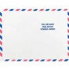 Sale JAM Paper Tear-Proof Tyvek Open End Catalog Envelopes, 9" x 12", White Airmail, 25/Pack (2131102)