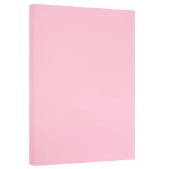 Card Stock*JAM Paper Vellum Bristol 67 lb. Cardstock Paper, 11" x 17", Pink, 50 Sheets/Pack (16932848)