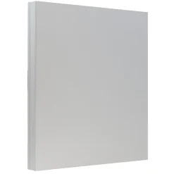 Card Stock*JAM Paper ® Vellum Bristol 110lb Index Colored Cardstock, 8.5 x 11 Coverstock, Grey, 50 Sheets/Pack (16932846)