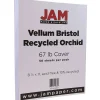 Card Stock*JAM Paper Vellum Bristol 67 lb. Cardstock Paper, 8.5" x 11", Orchid Purple, 50 Sheets/Pack (169829)