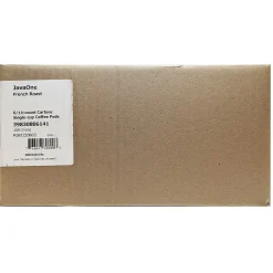 JavaOne French Roast Coffee Freshpack, Dark Roast, 84/Carton (JTC30806CT)