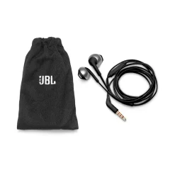 TUNE 205 Stereo Earbud Headphones, Black (T205BLKAM)<JBL Outlet