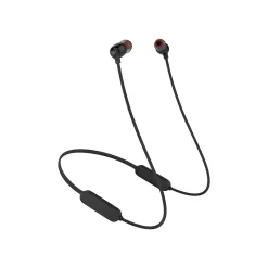 TUNE 125BT Wireless Bluetooth Stereo In-Ear Headphones, Black (T125BTBLKAM)<JBL Clearance