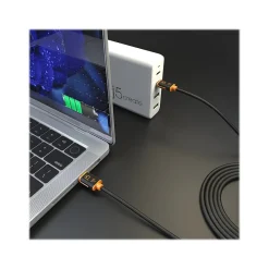 j5create 5.9' USB C to USB C Power Cable, Male to Male, Black (JUCX25L18)