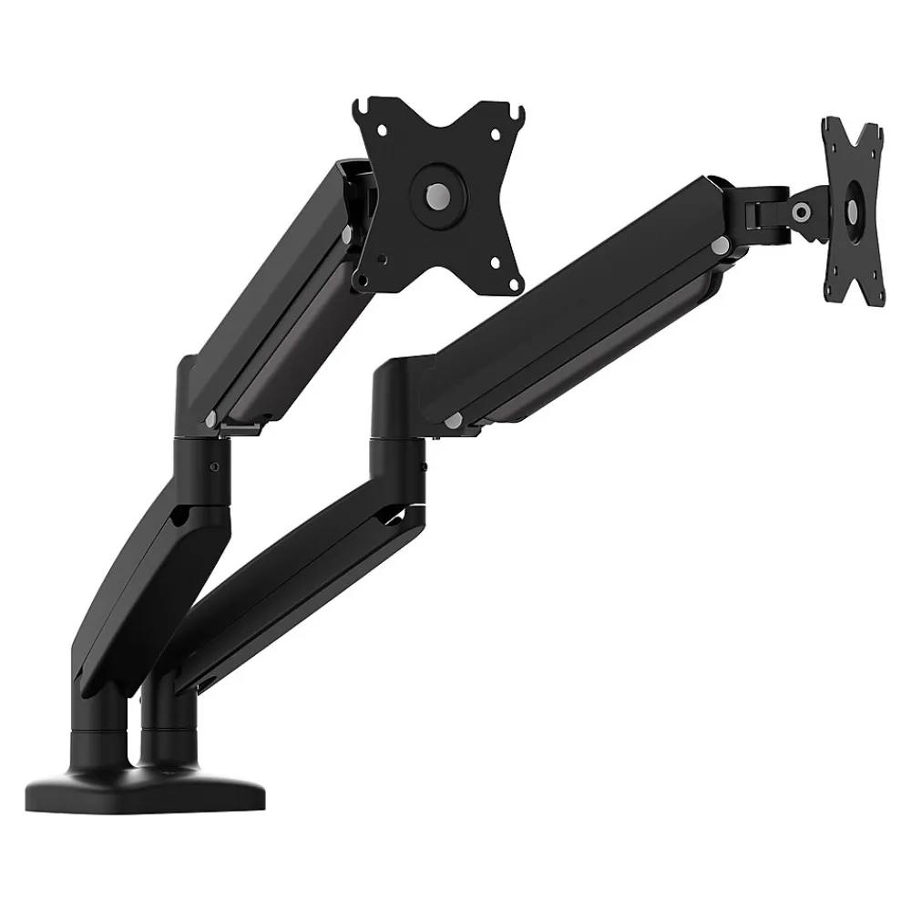 Hot j5create Adjustable Dual Monitor Arms, Up to 32", Black (JTSA102)