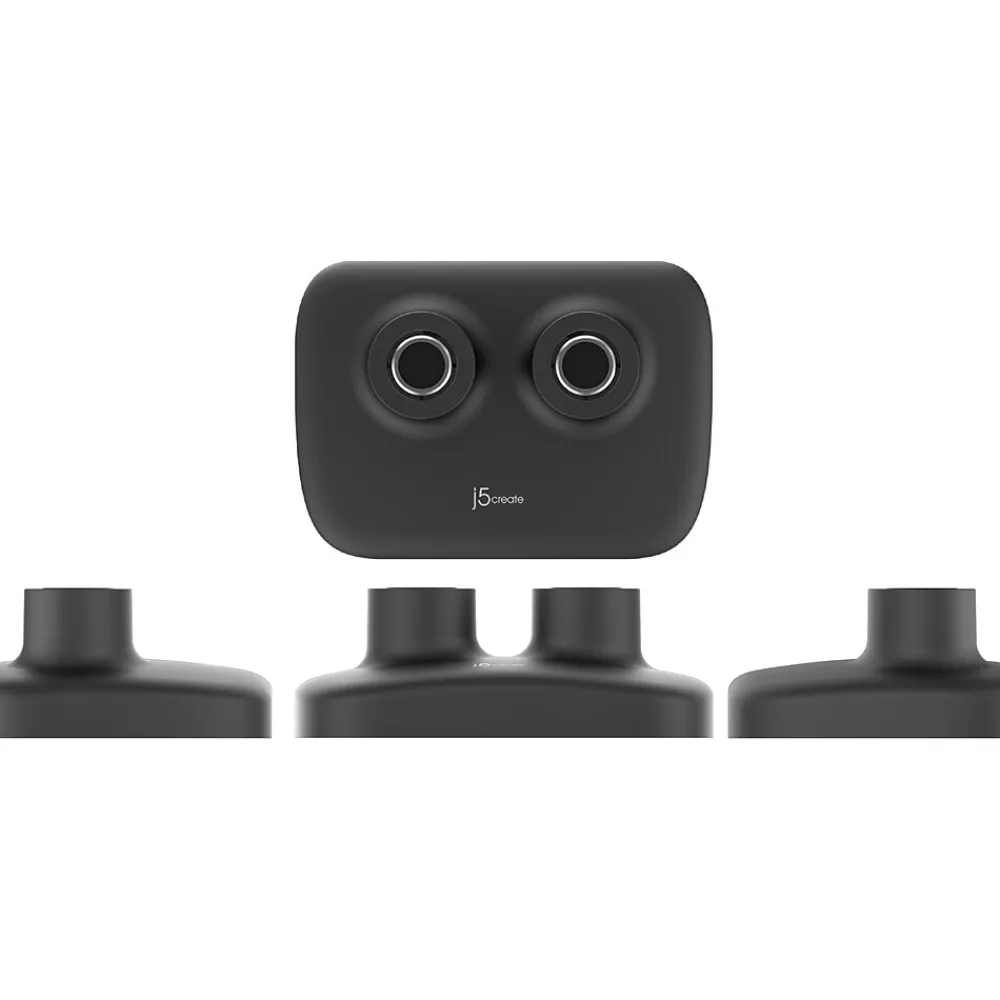 Hot j5create Adjustable Dual Monitor Arms, Up to 32", Black (JTSA102)