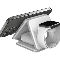 Magnetic Wireless 3-in-1 Charging Station, White (JUPW3215)<j5create Clearance